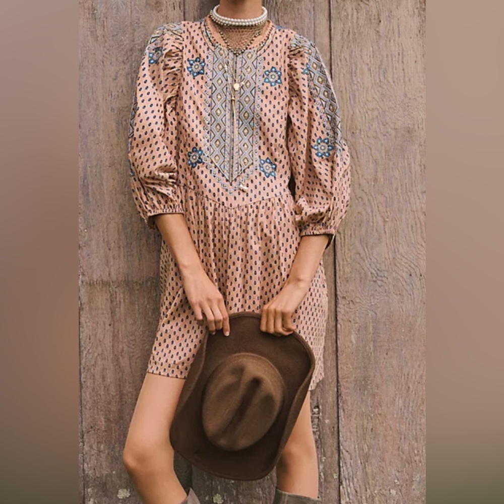Embroider Tunic Mini Dress size XXS